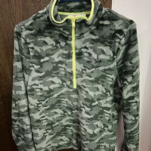 Vineyard vines Green Camo Quarter-Zip Pullover